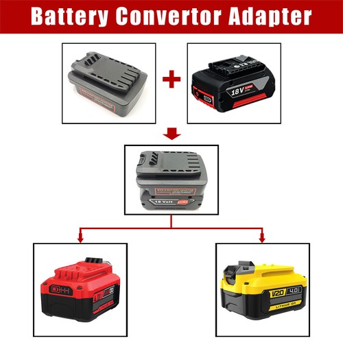 Battery adapter for bosch - for, 18v